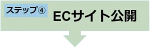 ECサイトの立ち上げフロー4　ECサイト公開